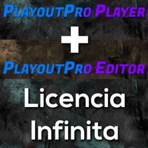 Licencia PlayoutPro + Editor