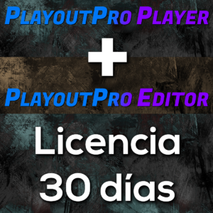Mensual PlayoutPro + Editor