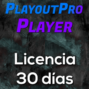 Mensual PlayoutPro (Sólo player)